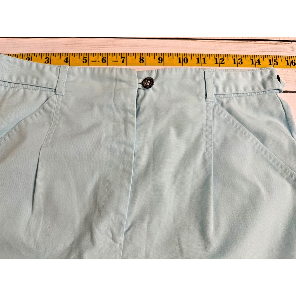 Vintage TAIL Shorts 9/10 Red Label Lt Blue High Rise Golf Shorts - Picture 5 of 7
